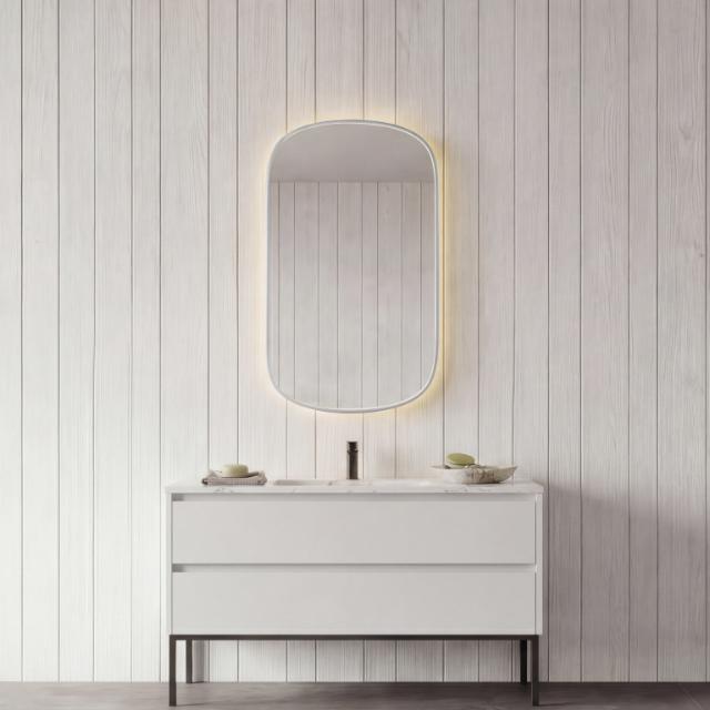 Bloom mirror 600x1000 mm Grey