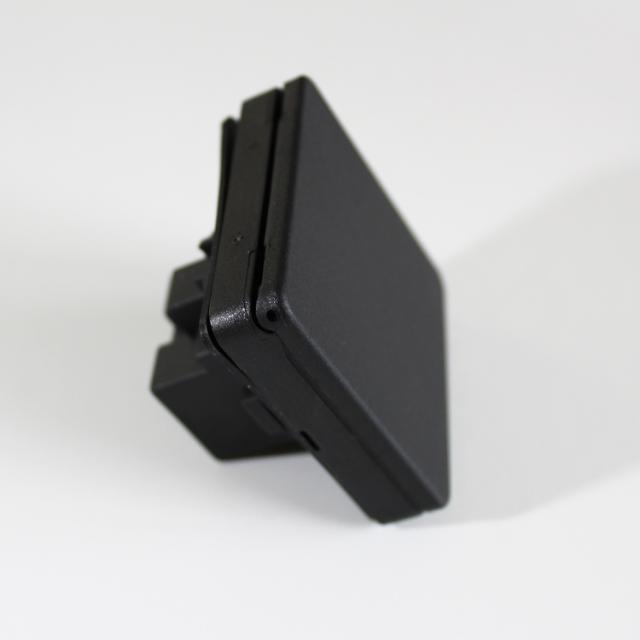 Socket with flap Black