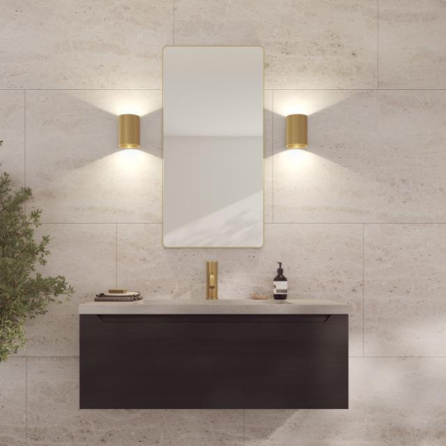 Sekvens wall lamp Brass