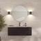 Sekvens wall lamp Brown brass