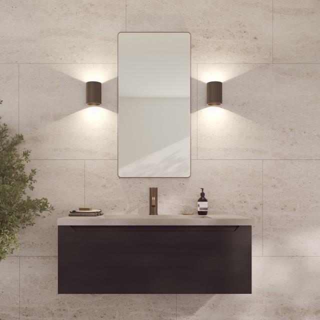 Sekvens wall lamp Brown brass