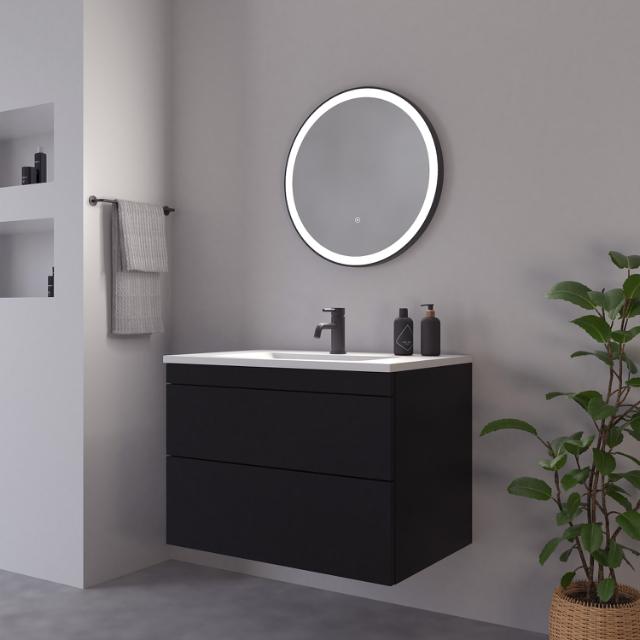 Nyborg mirror Ø600 mm Black