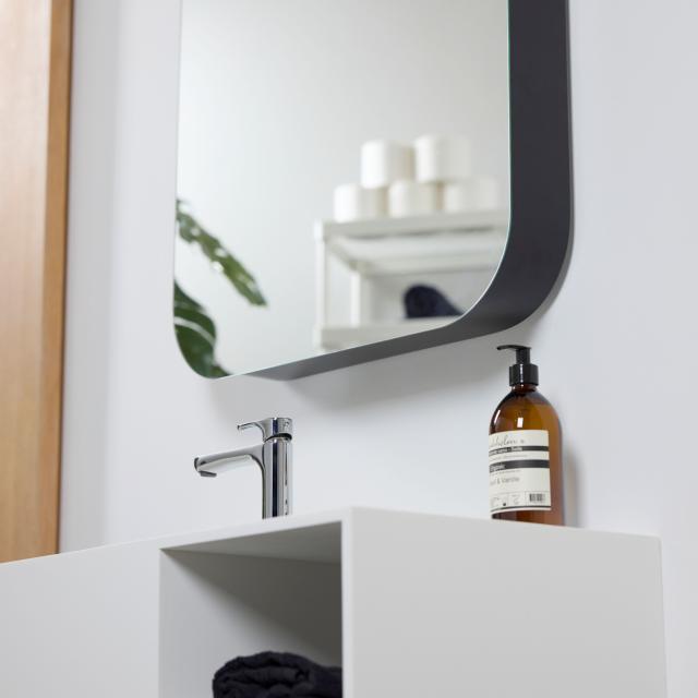 Rounded mirror cabinet 600x800 mm