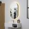 Oval mirror cabinet 500x900 mm
