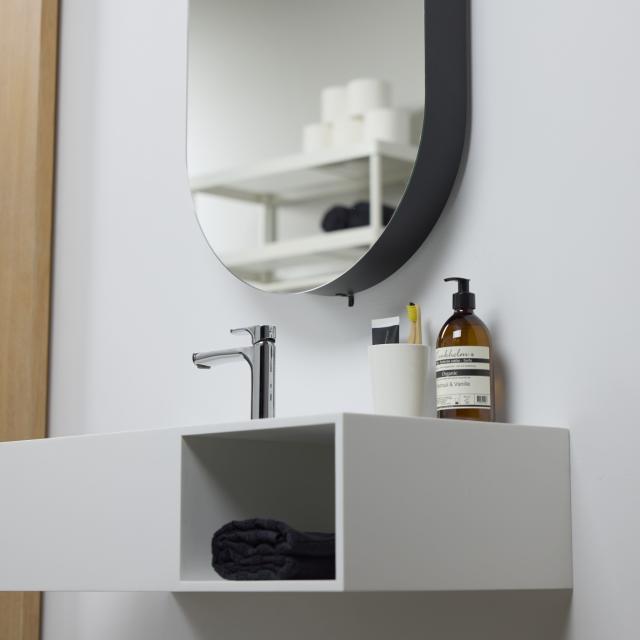 Oval mirror cabinet 500x900 mm