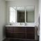 Refine mirror 450x900 mm Brass
