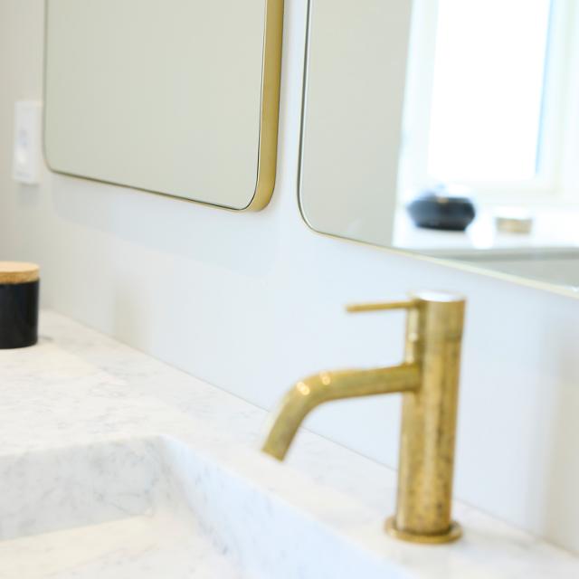 Refine mirror 450x900 mm Brass