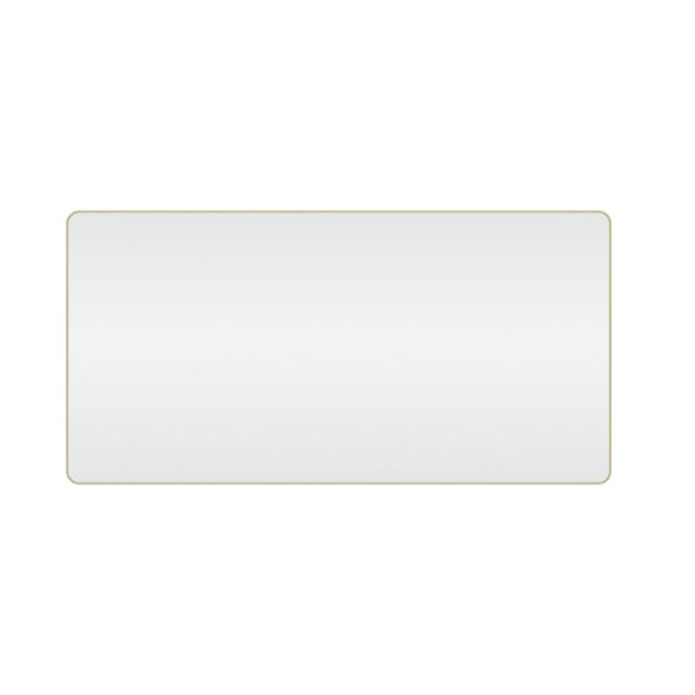 Refine mirror 450x900 mm Brass