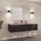 Refine mirror 1200x750 mm Brown brass