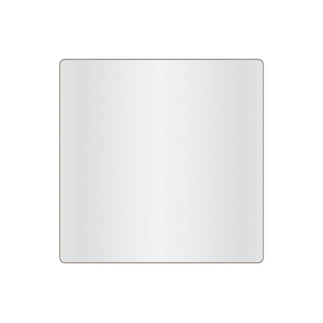 Refine mirror 800x800 mm Brown brass