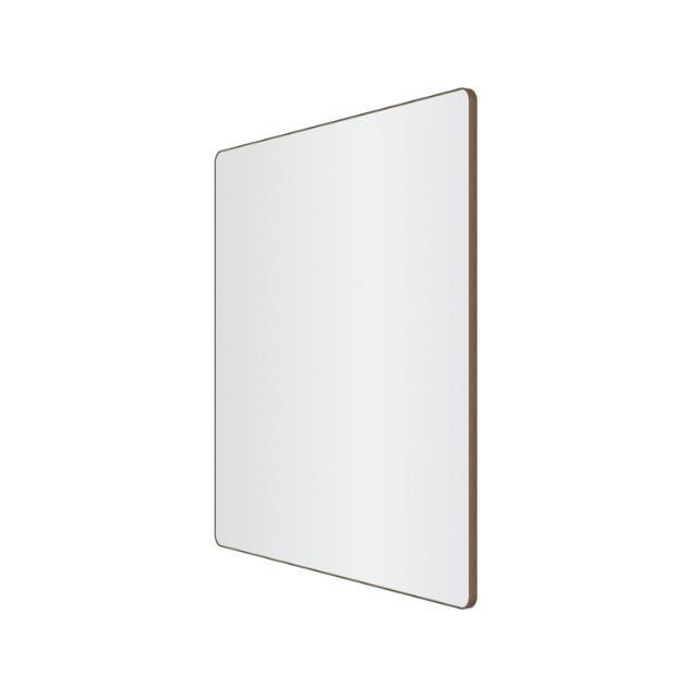Refine mirror 800x800 mm Brown brass