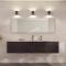 Refine mirror 1600x550 mm Brown brass