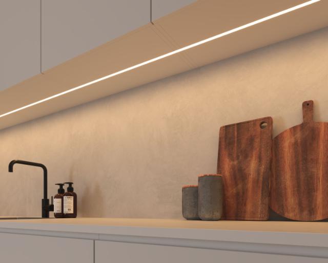 LEDconnect MultiWhite® 12V mounting kit Recess in 3000 mm