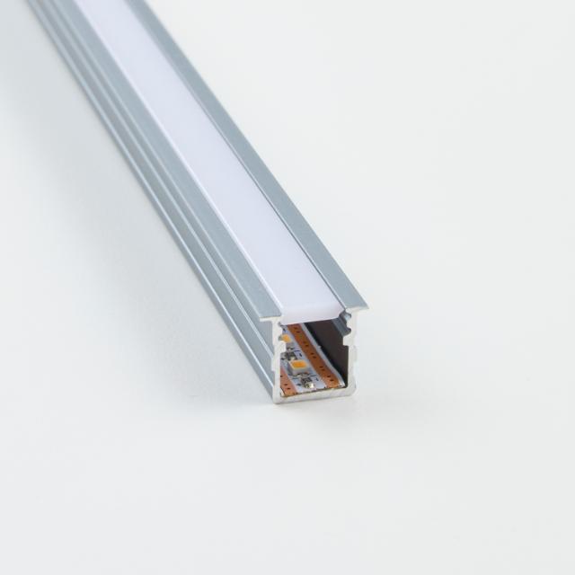 Sleek Recessed LED Profile 1500 mm Iron Grey 2-kit