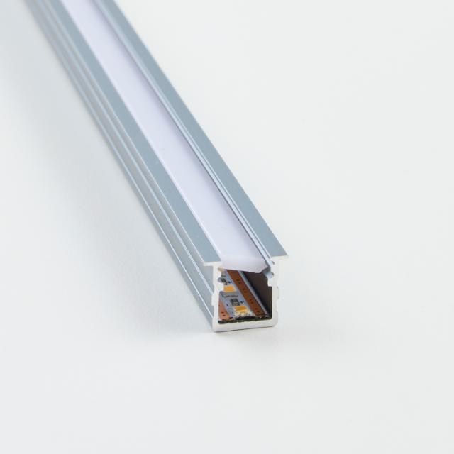 Sleek Recessed LED Profile 1500 mm Iron Grey 2-kit