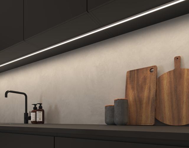 LEDconnect MultiWhite® 12V mounting kit surface 3000 mm